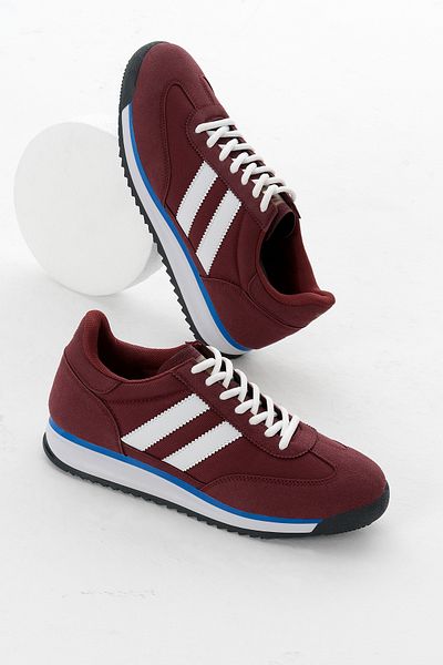 Tonny Black Αθλητικά παπούτσια Unisex Claret Red Thermo Sole με διπλή κορδέλα με κορδόνια