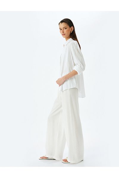 Koton off white Viscose Pants