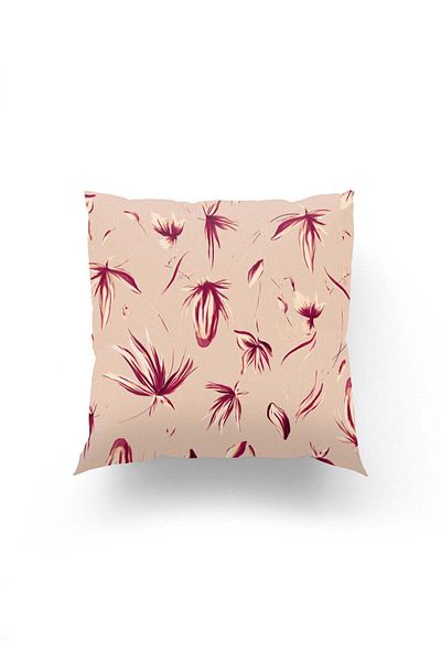 Dokumio Romantic Touches – Artistic Throw Pillow Case with Cherry Rot Flowers