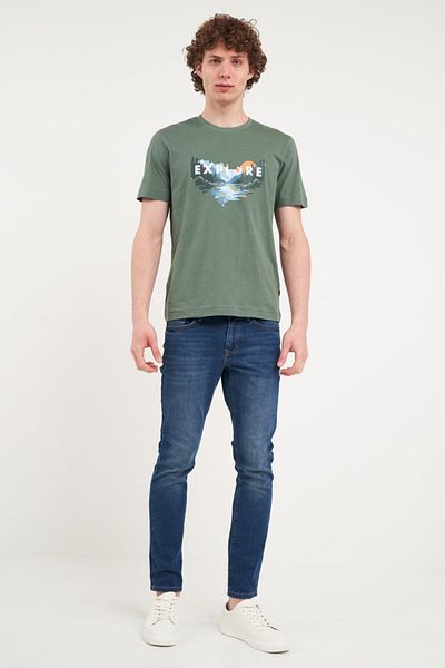 Kenvelo Tricou barbat cu imprimeu