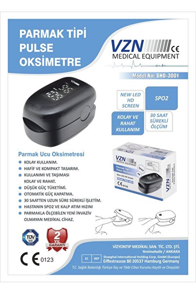 VZN PULSEOKSİMETRE LED EKRAN