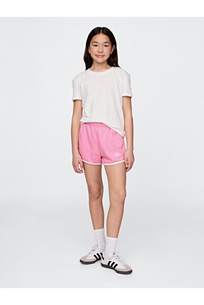 GAP Kız Çocuk Pembe Logo Dolphin Şort