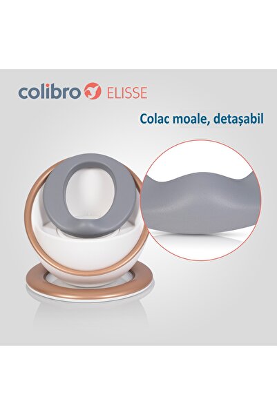 Colibro Elisse Premium Potty Chair with Backrest, Copper