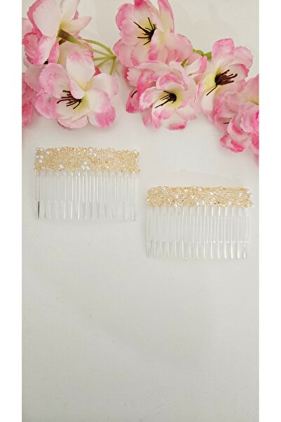 cityvision Stoned Side Comb Buckle 2 Pieces 7 cm