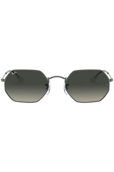 Ray-Ban Ray-Ban Octagonal RB3556N 004/71 – Ochelari de soare, Gunmetal, Lentile Gri Degrade, Mărime 53