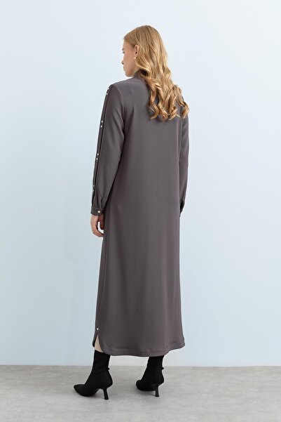 Nihan Spor Örme Giy-Çık Füme