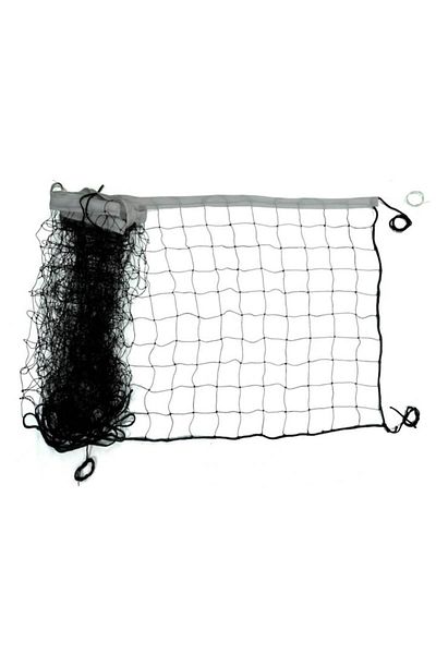 varioshop Net for volleyball, badminton and tennis, VarioShop, resistant mesh, durable frame, black, size