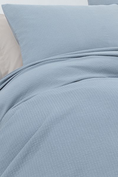 Yataş Elena Double Bedspread Set - Indigo