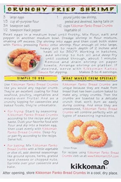 Kikkoman Panko Bread Crumbs 227 G