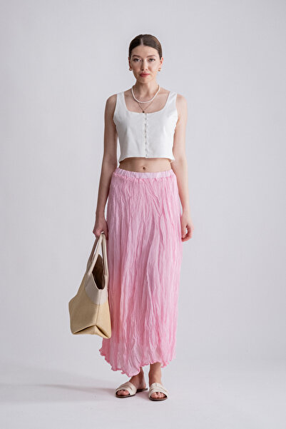 SEPANU COLLECTION Women's Long Crinkle Skirt