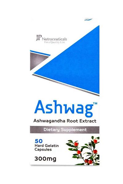 JP Nutraceuticals Ashwag Ashwagandha 300 Mg 50 Capsules