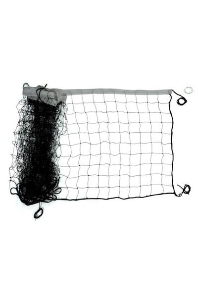 varioshop Net for volleyball, badminton and tennis, VarioShop, resistant mesh, durable frame, black, size
