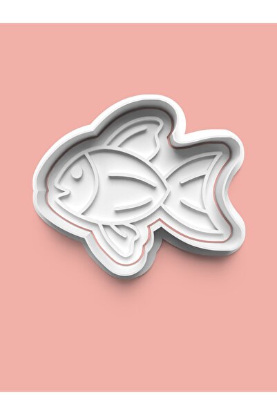 AKTASTORE قالب بسكويت السمك وقالب عجينة السكر