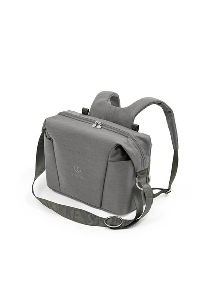 Stokke حقيبة العناية بالطفل Xplory X، مقاومة للماء، قماش UPF50+، حصيرة تغيير الحفاضات قابلة للطي