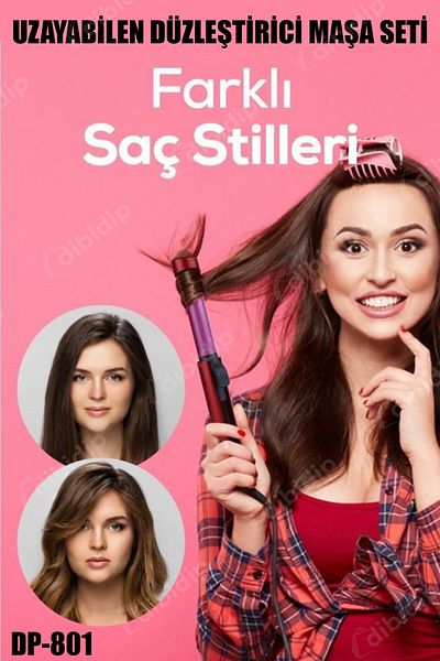 CMT 💁 Extensible Straightening Tongs Set