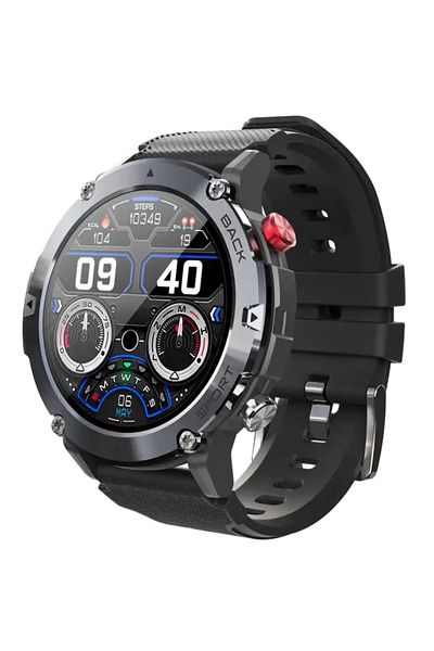 ROHS ® C21 PRO men's smartwatch, 1.32 inch, HD bluetooth call, multi-sport, multi-point heart rate