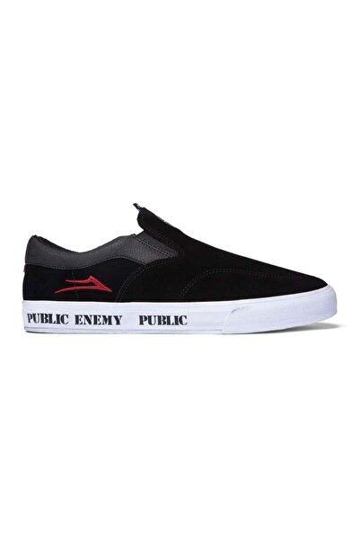 Lakai Owen Vlk Suede negru/roșu
