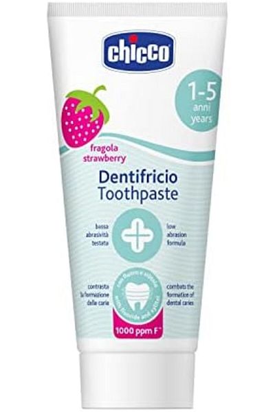Chicco Strawberry Toothpaste with Fluoride 50ml 1-5y