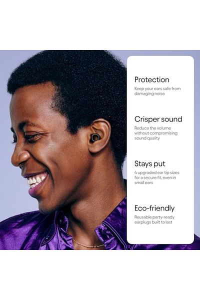 Loop تجربة سدادات الأذن 2 - حماية سمع أنيقة معتمدة للحفلات الموسيقية والمهرجانات والعروض الحية