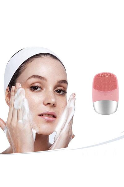 SMARTECH Portable Facial Cleansing Device, 12000 Oscillations/Minute, Adjustable Speed, Battery 400mAh, Negat