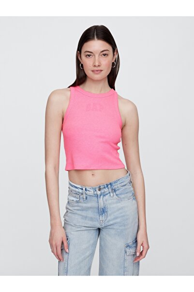 GAP Kadın Pembe Gap Logo Crop Atlet