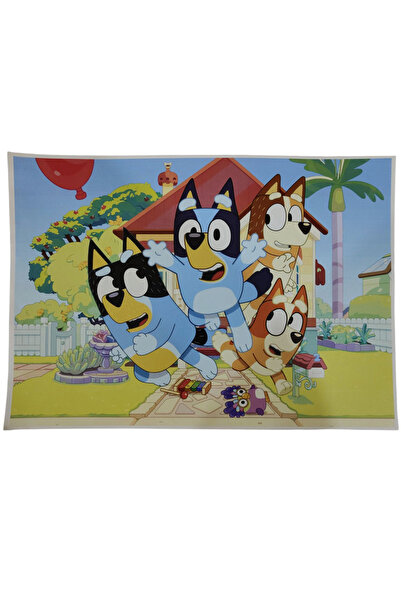 PartAntalya Bluey Doğum Günü Süsleme Bluey Afiş 30 42 cm