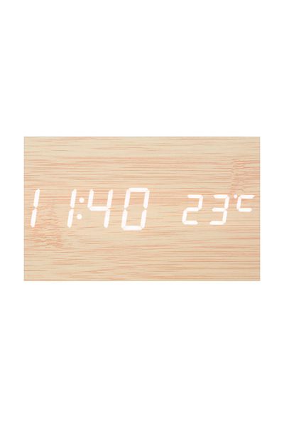 Atmosphera Créateur D'intérieur Gamile digital clock, with alarm, 15 x 4 x H.7 cm