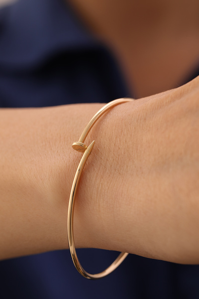 YAVUZ KUYUMCULUK 14 Ayar Altın Çivi Kelepçe