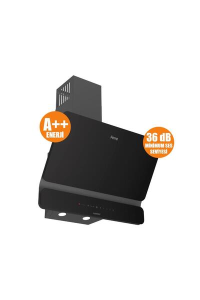Ferre D080-SA SILENTART SERİSİ SESSİZ DC INVERTÖR MOTORLU 60 CM SİYAH DAVLUMBAZ-600M3
