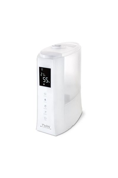 AirBi Umidificator Cu Ionizare Si Difuzor Arome Twin Alb, Bi3222