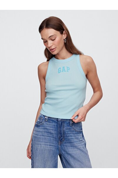 GAP Kadın Mavi Gap Logo Crop Atlet