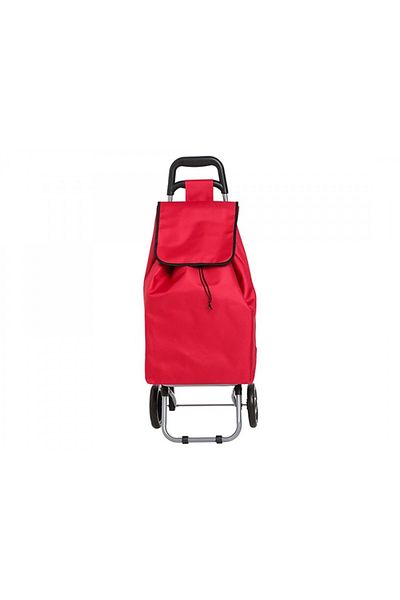 5 five simply smart 5FIVE Shopping Cart Red, metal frame, height 90 cm