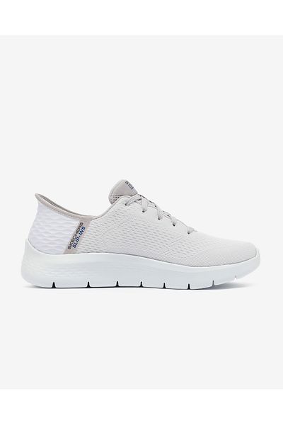 SKECHERS GO WALK FLEX - NEW WORLD Ανδρικά λευκά παπούτσια περπατήματος 216505TK WGY