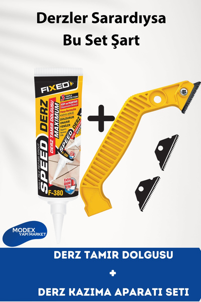 SGS DERZ TAMİR DOLGUSU + DERZ KAZIMA APARATI