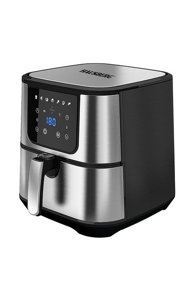 Hausberg Φριτέζα αέρα HB-2365, 1600-1800 W, 5,2 L, Χρονοδιακόπτης, προστασία υπερθέρμανσης, λαβή ψύξης, οθόνη LCD