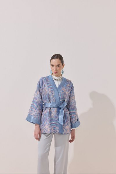 NUR KALAY COLLECTION كيمونو جاكار مزين