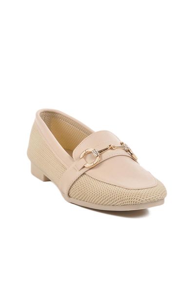 WALKWAY Beige Women's Ballerina Ballet T-200 Z