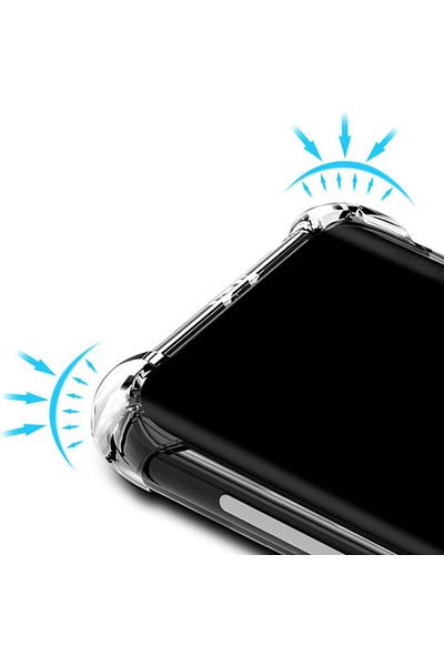 SKYDDAR INNOVATION Cover for Huawei Mate 20 Pro, Shockproof Clear from Silicone Slim, Transparent, sticker set