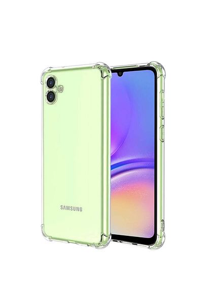 SKYDDAR INNOVATION Cover for Samsung Galaxy A05, Shockproof Clear from Silicone Slim, Transparent, sticker set