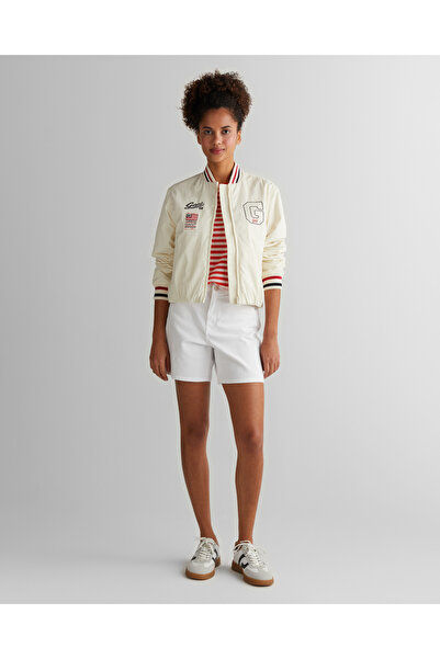Gant Kadın Krem Hakim Yaka Logolu Ceket