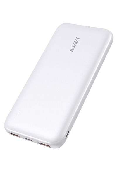 AUKEY Power Bank 20W PD 10,000 mAh & USB-C White