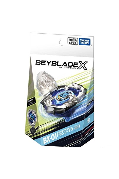 BEYBLADE Takara Tomy Beyblade X BX-01 Starter DranSword 3-60F Dran sword BARKODLU EN YENİ SERİ FIRLATICILI
