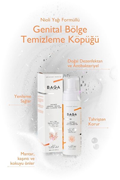 ODN Nioli Yağı Formüllü Ph Dengeleyici Giderici Koku Önleyici Genital Bölge Temizleme Köpüğü