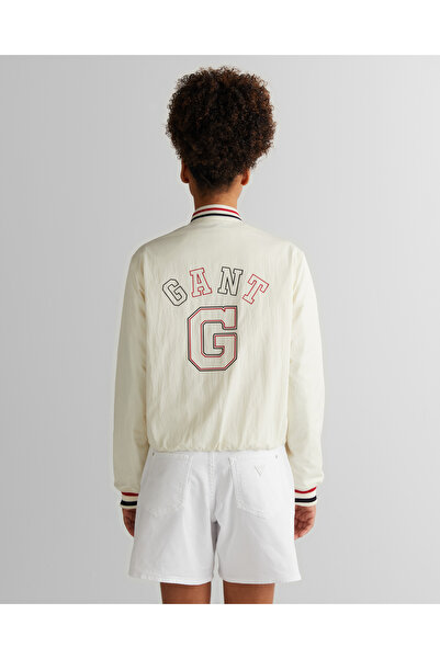 Gant Kadın Krem Hakim Yaka Logolu Ceket