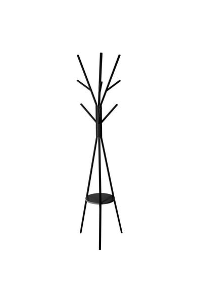 5 five simply smart Suport de haine 5Five negru, metal, 42 x 180 cm