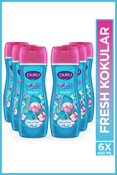 Duru Limited Edition Island Fresh Duş Jeli 6x450 Ml