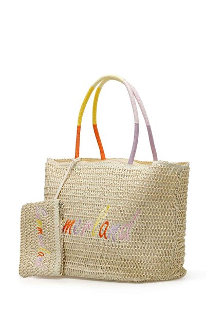 Butigo Γυναικεία τσάντα παραλίας HASIR NAKIS PLJ 5FX Sand