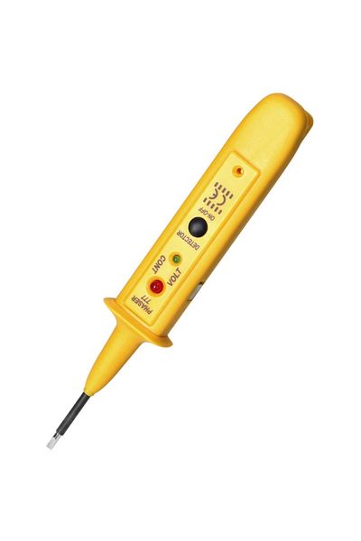 Orno Tester electronic multifuncțional Fazer 777, 3-500V, AC/DC, continuitate, 3 x LR44, Galben