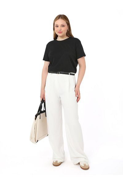 ALİA Tricou cu decolteu rotund - Negru - Alia