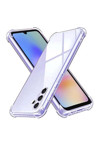 SKYDDAR INNOVATION Cover for Samsung Galaxy A05s, Shockproof Clear from Silicone Slim, Transparent, sticker set